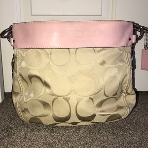 Pink coach bag